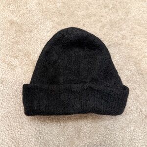 H&M Premium Cozy Black Wool & Mohair Beanie